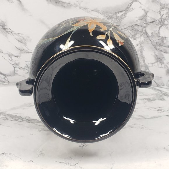 Vase Double Handled Japanese Porcelain Vintage - Picture 7 of 9